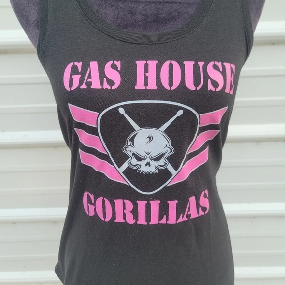GAS HOUSE GORILLAS Sport Tek Women’s Size M Gray Pink Long Sleeve Dry Shirt Top - Picture 2 of 9